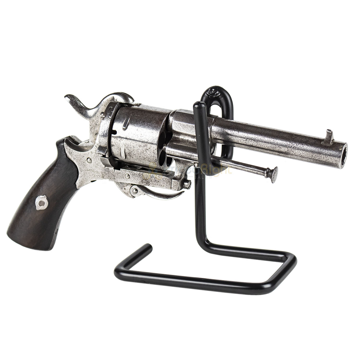 Universal Semi Auto & Revolver Hand Gun Stand Pistol Display Powder